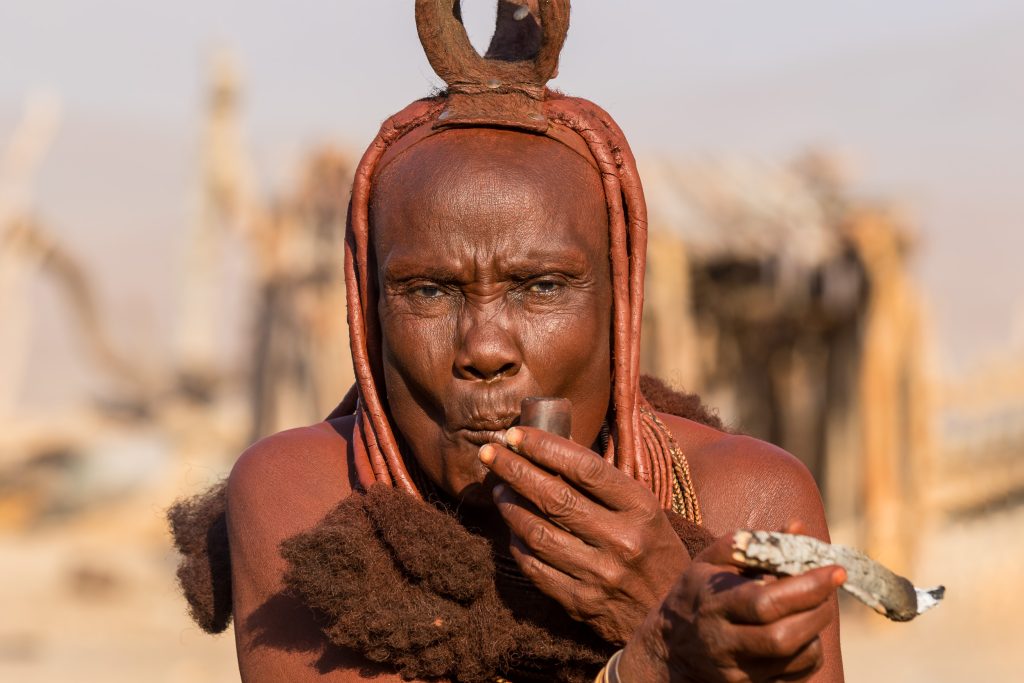 Himba tribe woman namibia