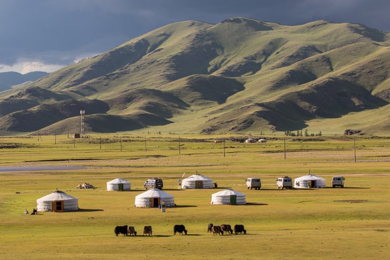 Orkhon Valley in central Mongolia